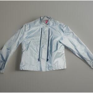 Womens Joe Rocket Motorcycle Jacket Riding Gear M Grey Blue